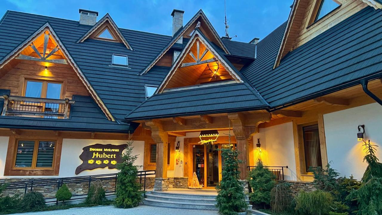 Dworek Mysliwski Hubert-Swietna Lokalizacja 50M Od Term Bania Bialka Tatrzanska Exterior photo